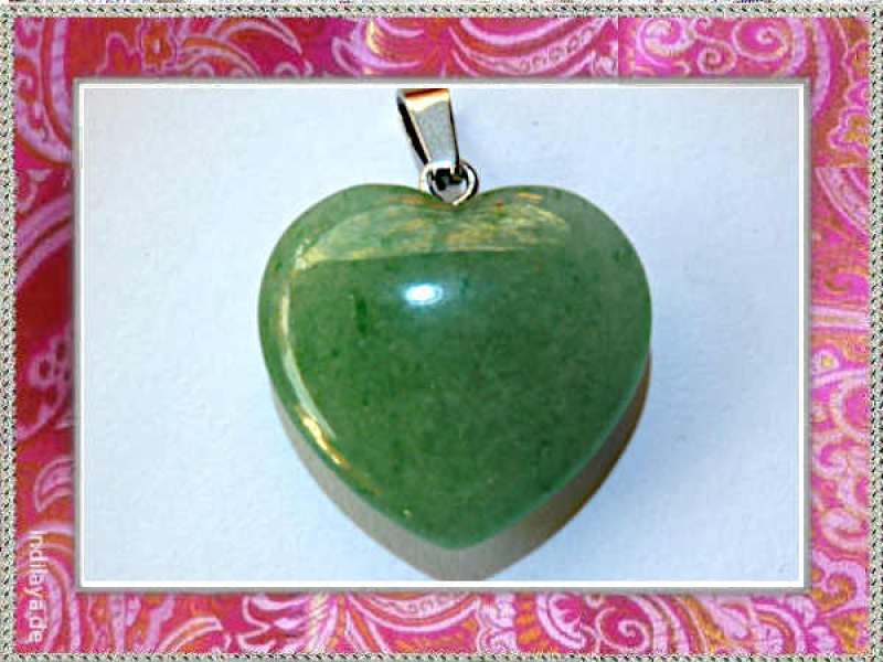 Aventurin Herz Edelsteinanhänger