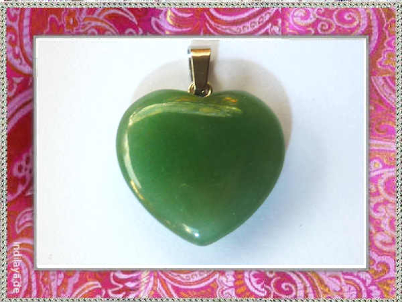 Aventurin Herz Edelsteinanhänger