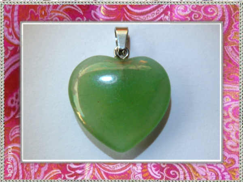 Aventurin Herz Edelsteinanhänger