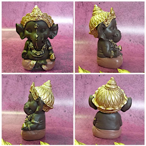 Niedlicher meditierender Baby Ganesha