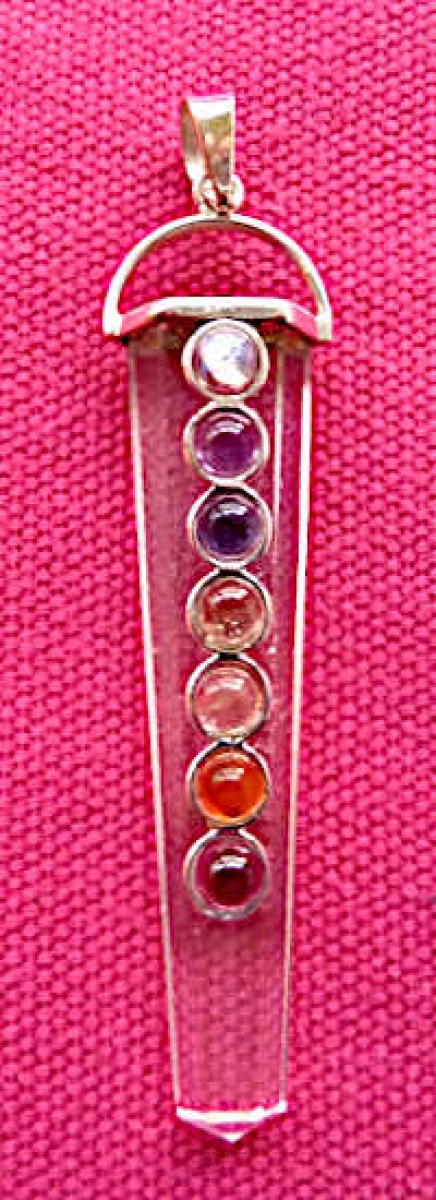 Silberschmuck Bergkristall Chakra