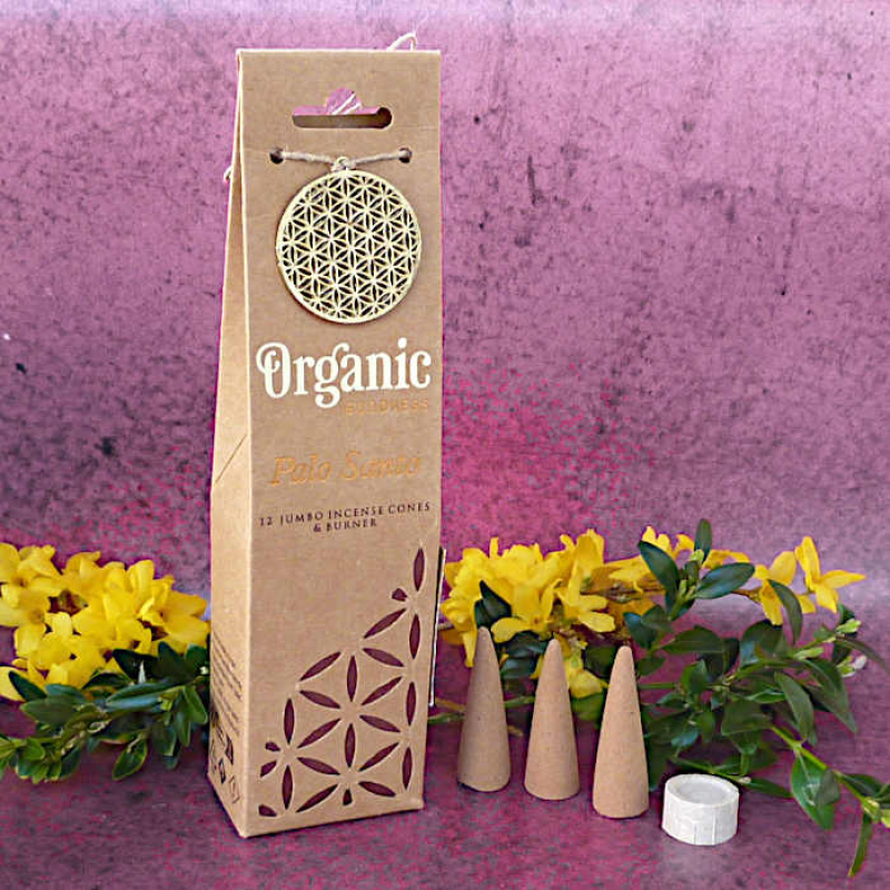 Bio xxl Räucherkegel Palo Santo von Organic Goodness