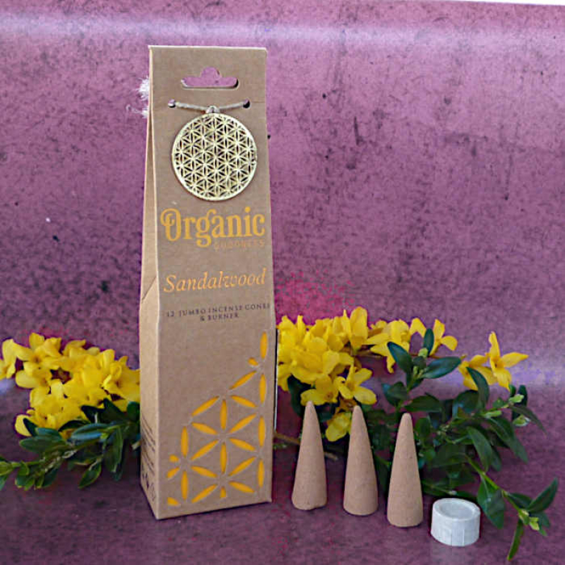 Bio xxl Räucherkegel Sandalwood Sandelholz