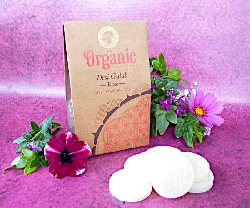 BIO Wax Melts Rose (Desi Gulab) 40g von Song of India