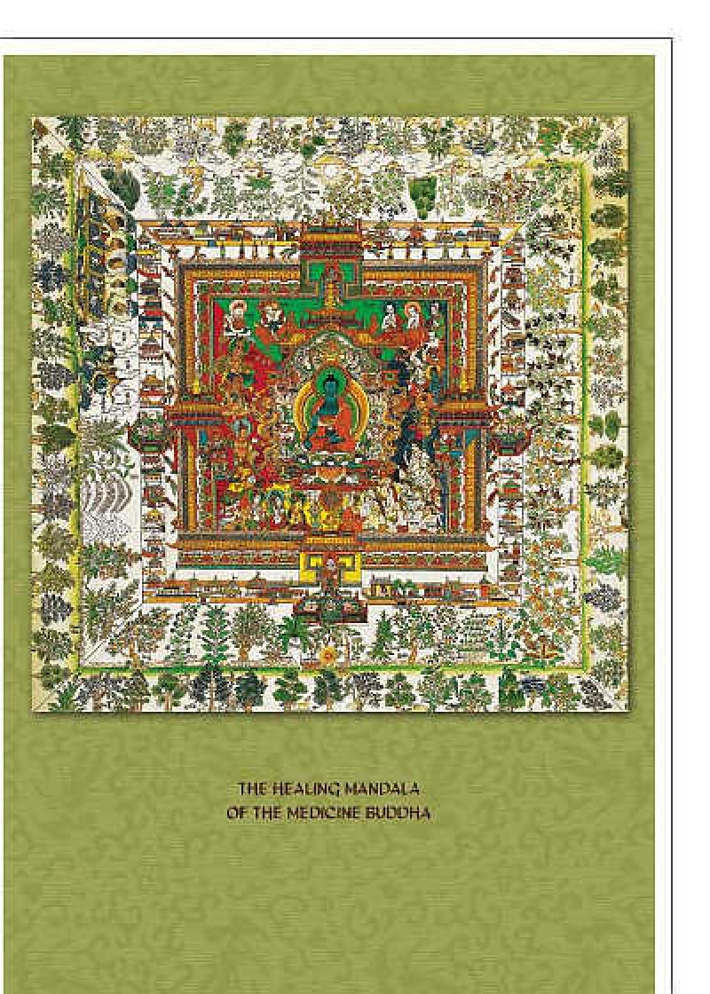 Briefkarte Healing Mandala