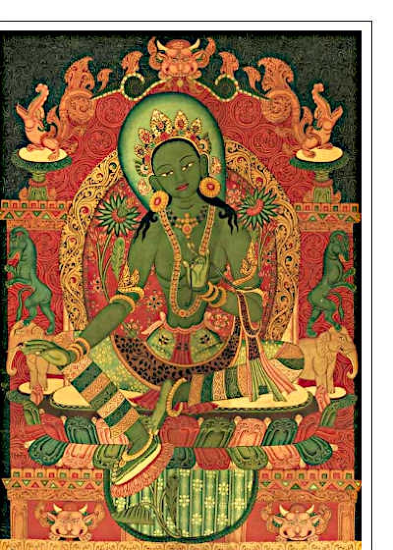 Briefkarte Klappkarte Wesise Tara