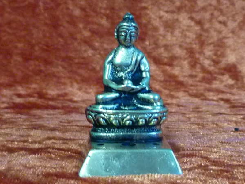 Buddha Räucherstäbchenhalter  Messing