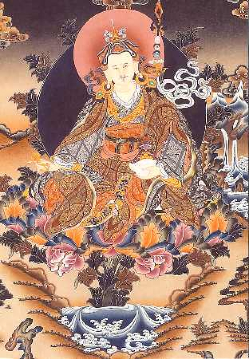 Postkarte mit Padmasambhara Rinpoche