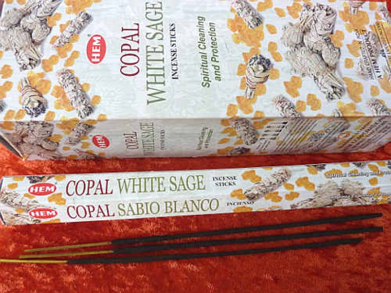 HEM Copal White Sage / Weisser Salbei Räucherstäbchen