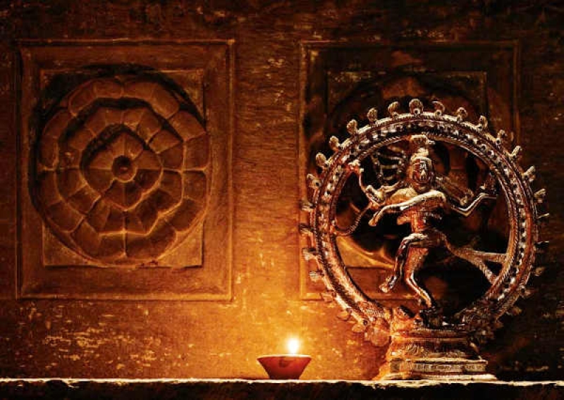 Postkarte Dancing Shiva