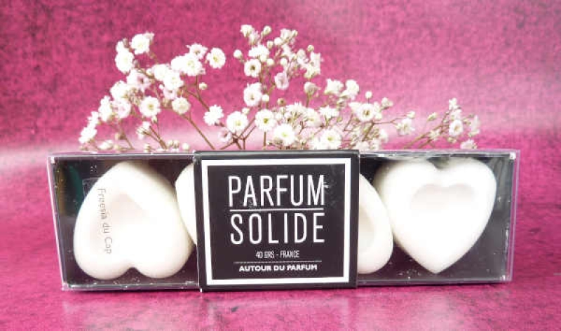 Hochwertiger Duftwachs Kap Freesie - 4 Herzen