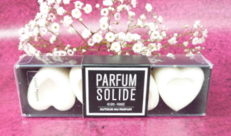 Hochwertiger Duftwachs Santal Mysore Sandelholz  -  4 Herzen