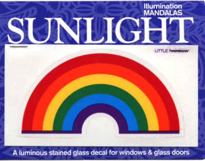 Fenstersticker Aufkleber Regenbogen  Sunlight