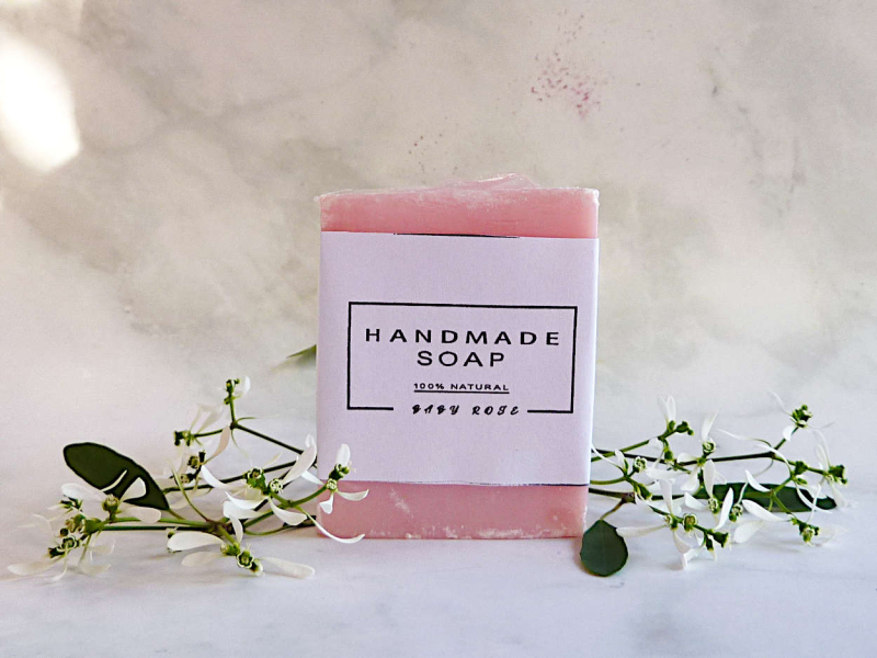 Französische Rosen Seife