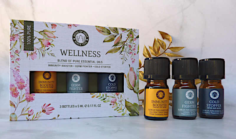 Geschenkset 3 ätherische Ölmischungen - Wellness von Song of India
