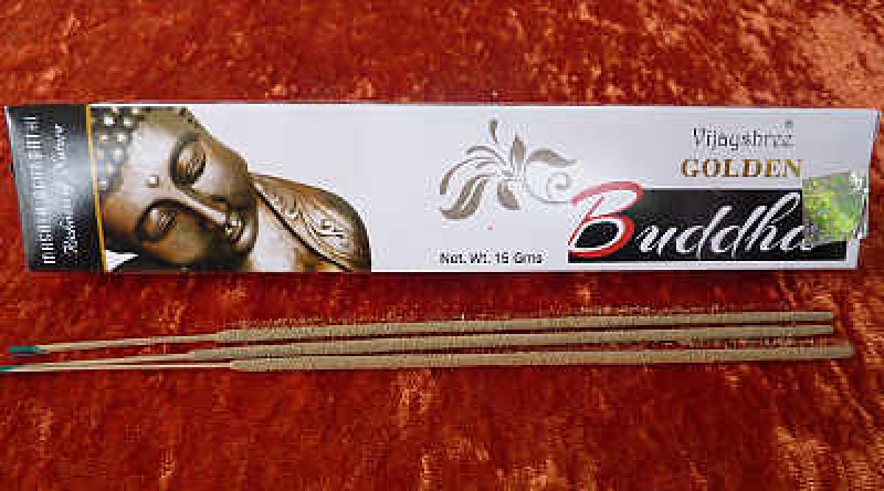 Golden Buddha Masala Räucherstäbchen von Vijayshree