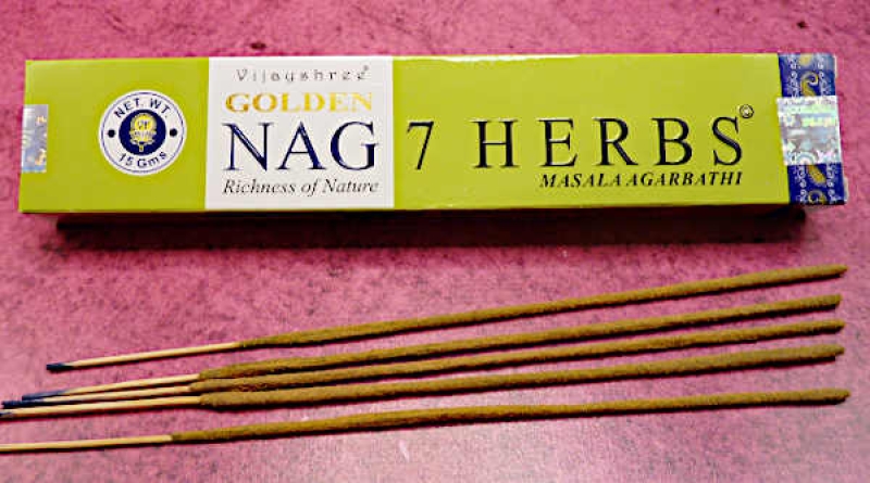 Golden Nag 7 Herbs Kräuter  Agarbathi  Vijayshree