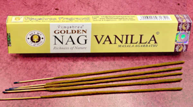 Golden Vanila Masala Räucherstäbchen von Vijayshree