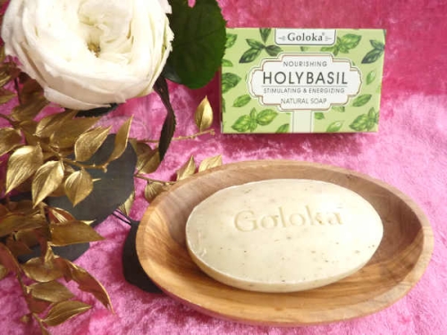 Goloka Basilikum Holy Basil Seife 75g