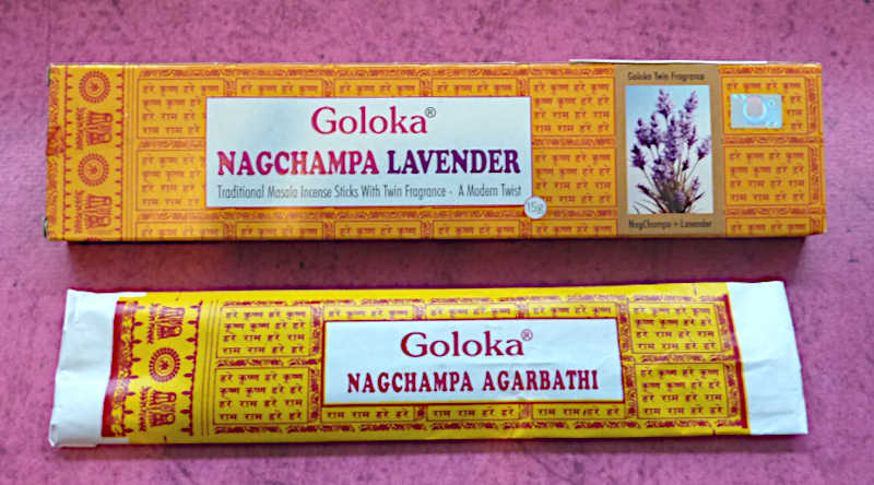Goloka Fusion Nag Champa Lavendel Räucherstäbchen