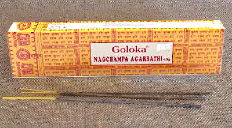 Goloka Nag Champa Räucherstäbchen 40g