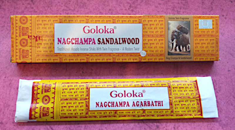 Goloka Fusion Nag Champa Sandelholz Räucherstäbchen