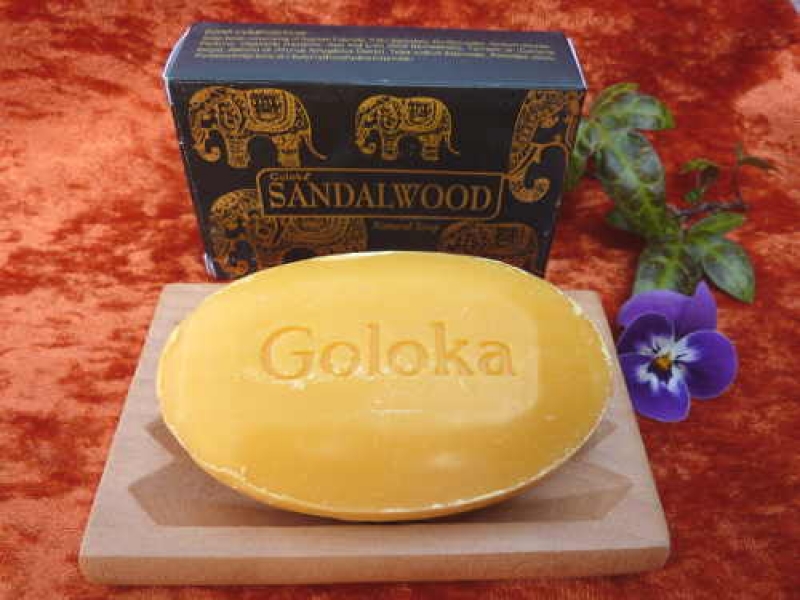 Goloka Sandalwood Sandelholz Seife