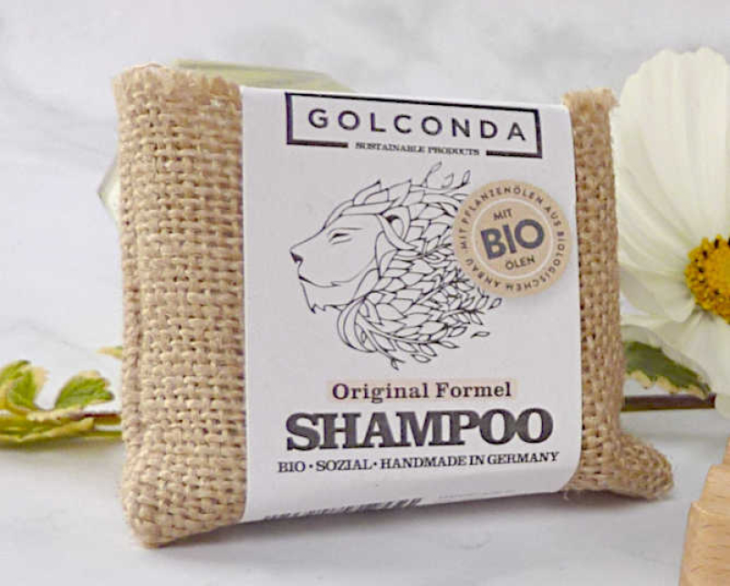 Bio Haarseife festes Shampoo Original Formel für normales und fettiges Haar