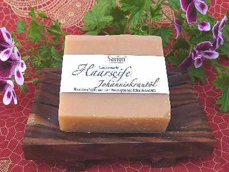 Haarseife festes Shampoo Johanniskraut
