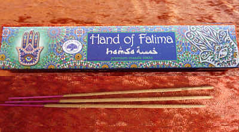Hand of Fatima  Green Tree Masala Räucherstäbchen