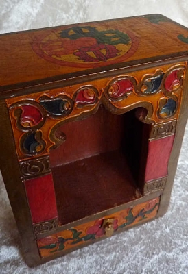 Hausaltar klein, Ansicht von oben