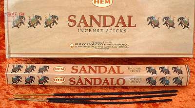 Sandal Sandelholz Räucherstäbchen von HEM