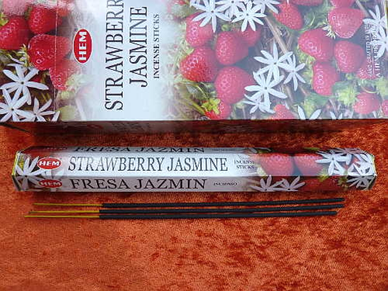 HEM Strawberry/Erdbeer Jasmin Räucherstäbchen