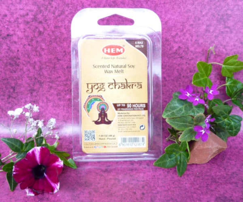 6 HEM Wax Melts Duftwachs 48g Yog Chakra