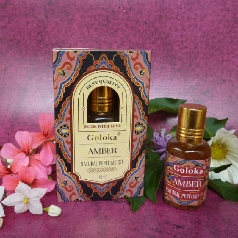 Goloka Amber natürliches indisches Parfümöl  12ml