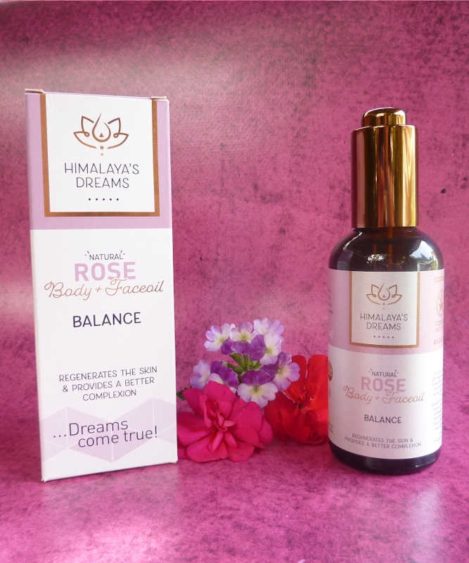 Himalaya's Dreams Körper- und Gesichtsöl Rose/ Balance,  ayurvedisch vegan