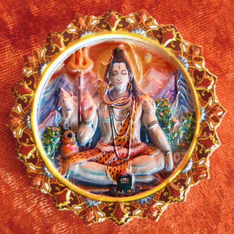 Magnet indischer Gott Shiva, 3D