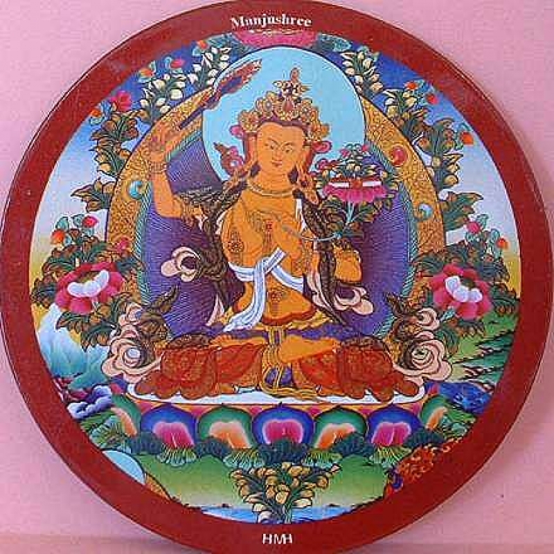 Magnet Manjushri rund