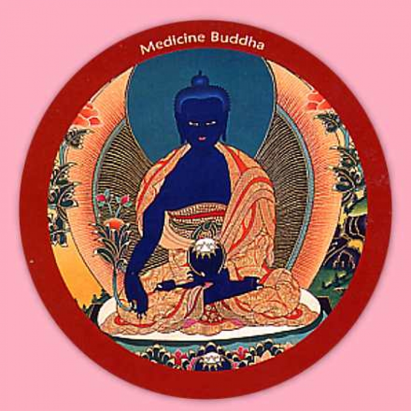 Magnet Medizinbuddha rund
