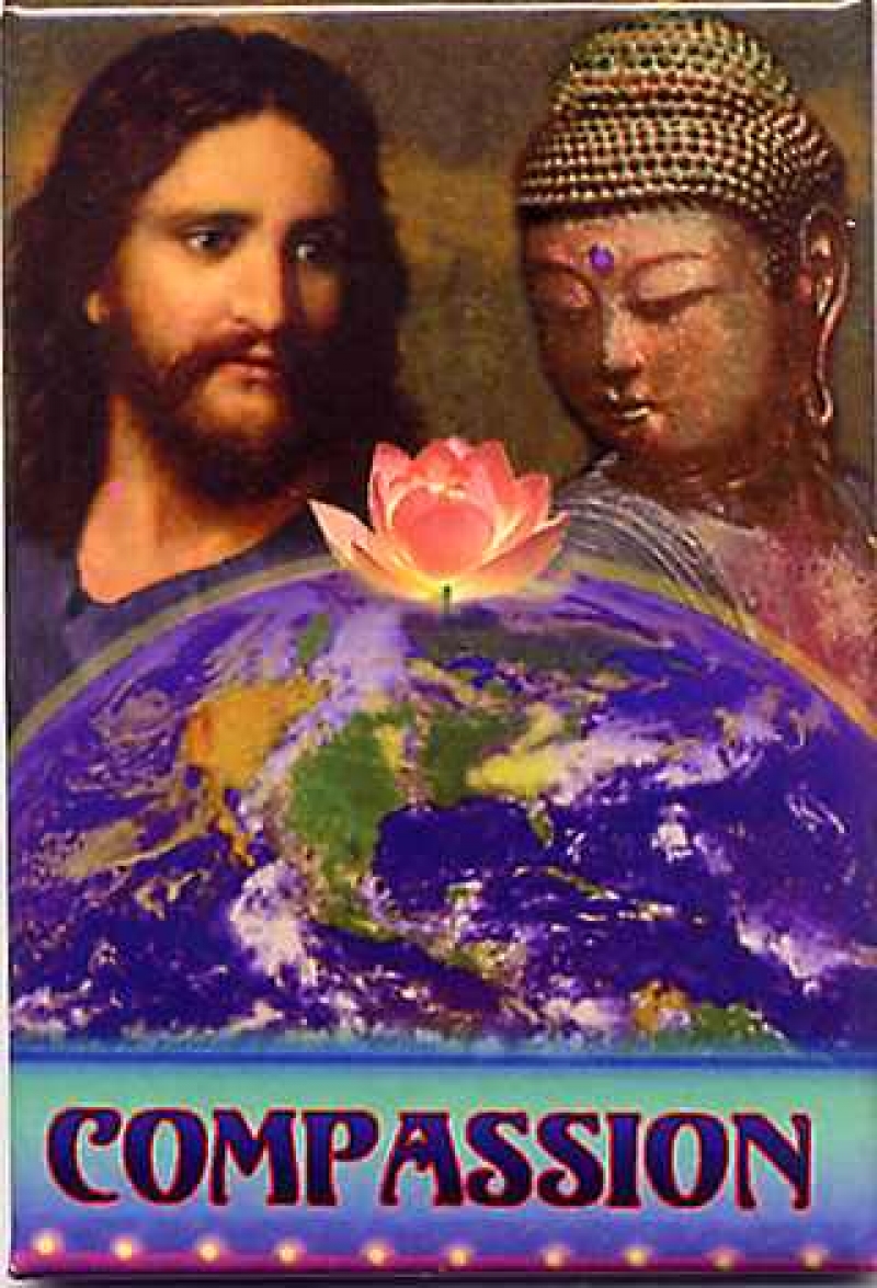 Spirituelle Magnetkarte - Mitgefühl Compassion