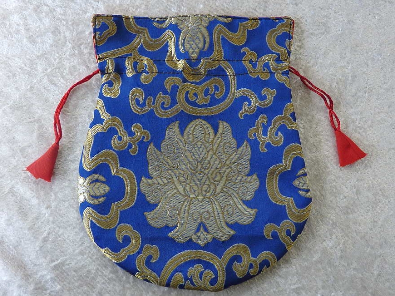 Mala Beutel Brokat Blau