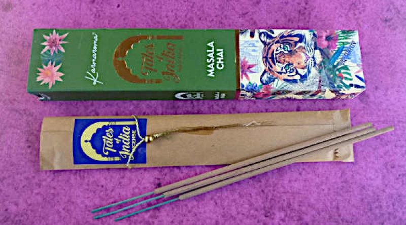 Masala Chai Tales of India Räucherstäbchen Zimt Ingwer Nelken Kardamom15g