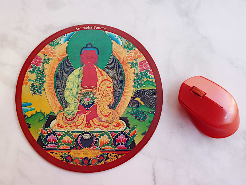 Mousepad Mauspad Buddha Amitabha