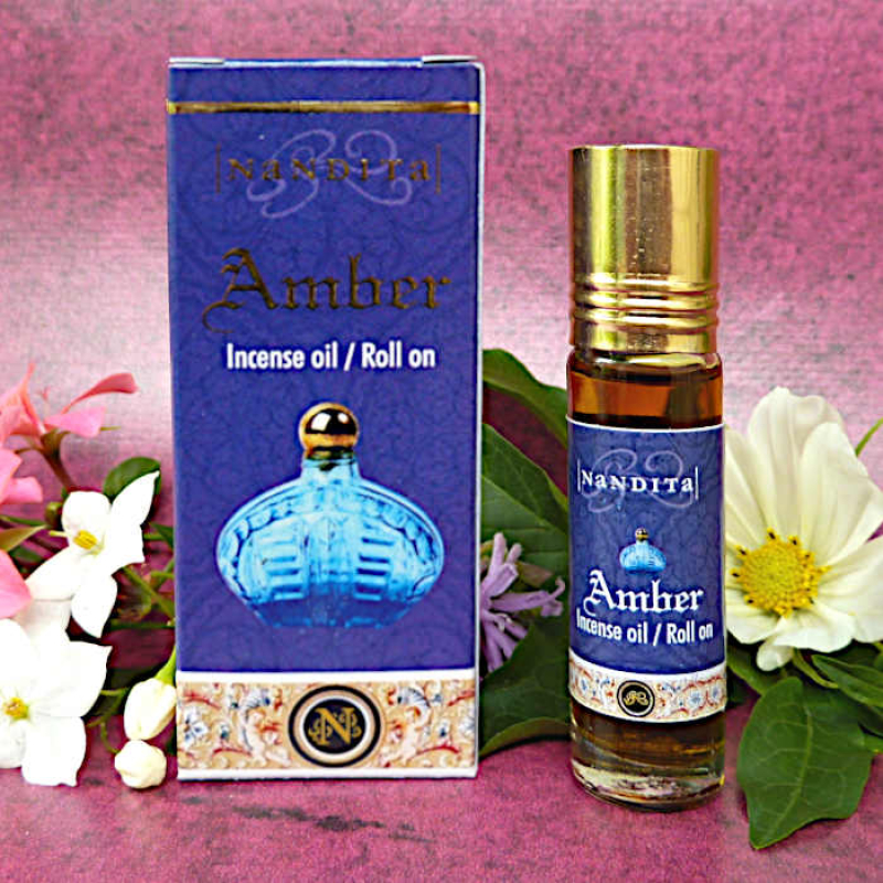 Nandita Amber Duftöl Parfümöl mit Roll On  8ml