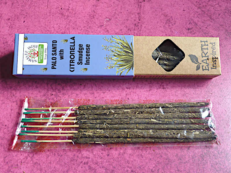 Smudge Räucherstäbchen Palo Santo  Citronella  Namaste India