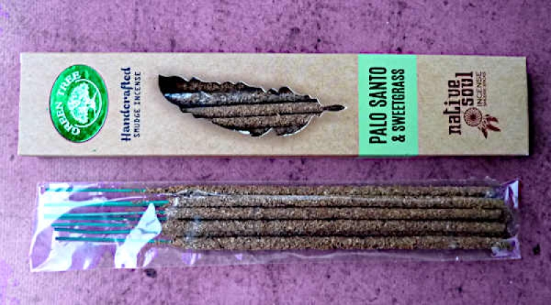 Palo Santo Sweetgrass Smudge Räucherstäbchen 8 Stck.