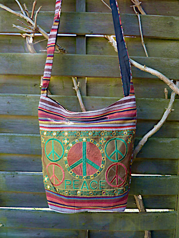 Indische Umhängetasche Grün 2