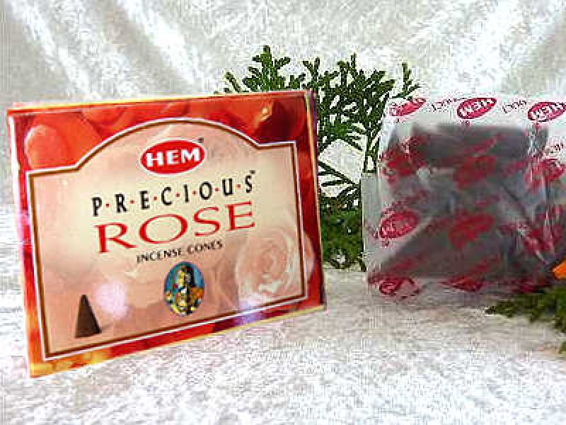 Precious Rose Räucherkegel HEM