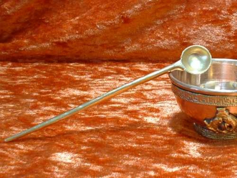 Räucherlöffel aus Kupfer