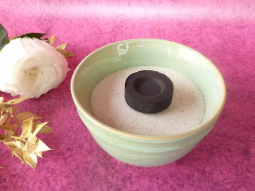 Räucherschale Keramik Grün